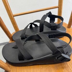 Chaco Z1 Black Adjustable Strap Sandals Men US9 shoe comfort amphibious J105427